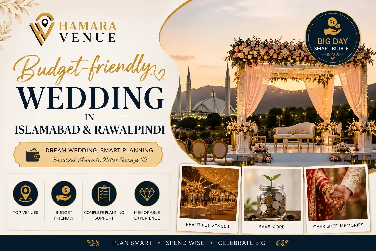 How to plan a budget friendly wedding in Islamabad & Rawalpindi