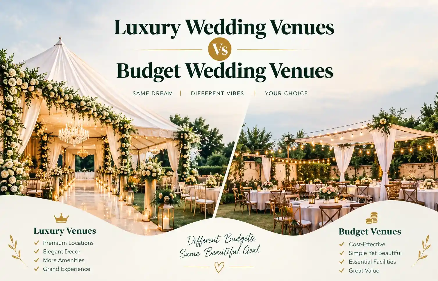 Luxury Vs Budget Wedding Venues - Which Option Fits Your Wedding?