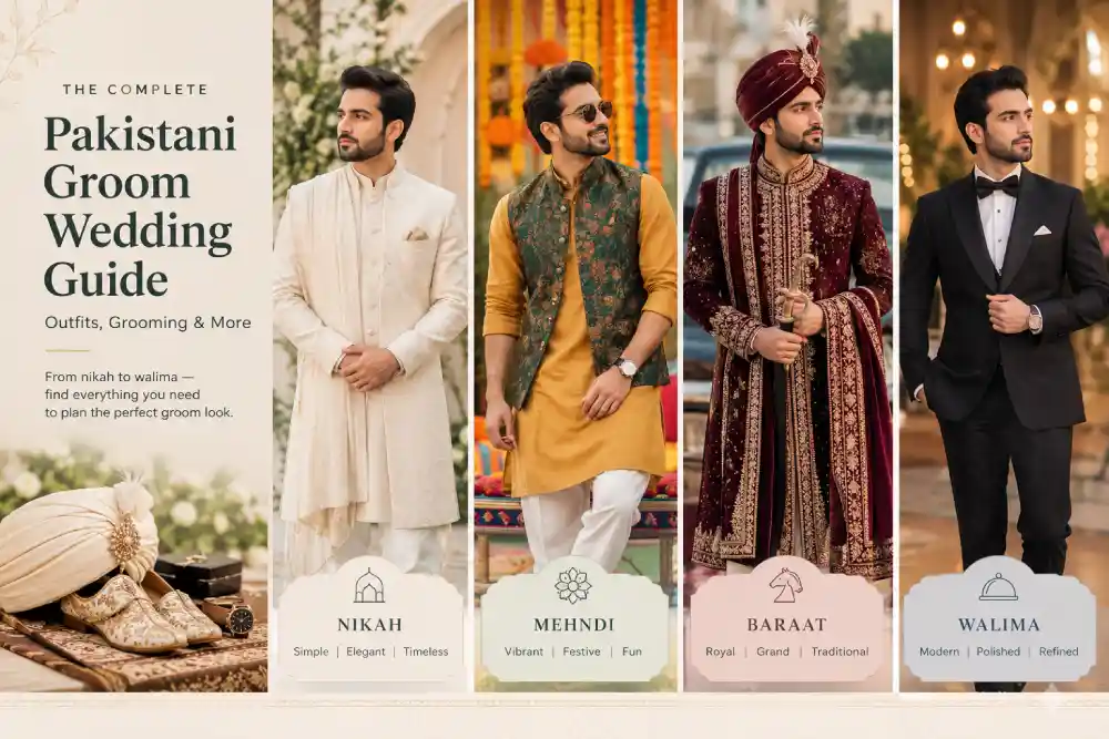 Ultimate Pakistani Groom Guide: Wedding Dresses, Grooming & Complete Checklist