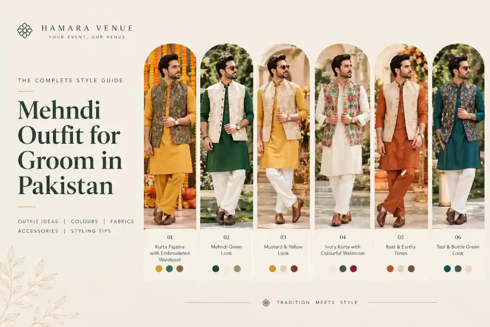 Mehndi Outfit Ideas for Groom: Latest Pakistani Styles, Colors & Traditional Looks