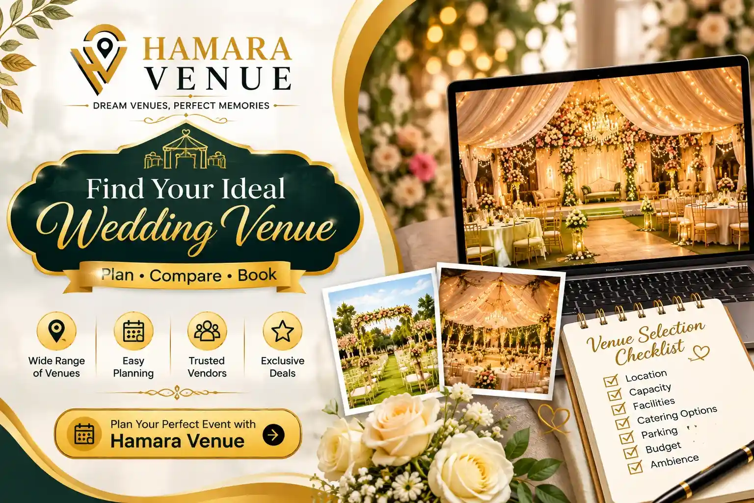 How to Choose the Perfect Wedding Venue for your Events