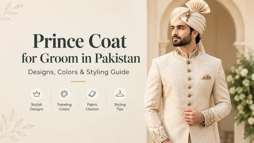 Prince Coat for Groom: Latest Designs, Colors, Fabrics & Styling Tips