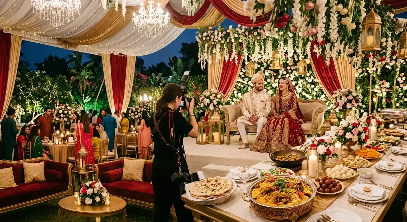 How to Plan a Wedding in Pakistan - Choosing the Right Marquee, Catering, Decor, Photography & More with Hamara Venue